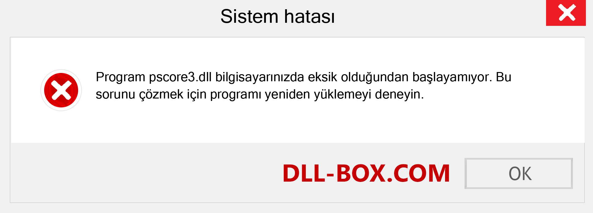 pscore3.dll dosyası eksik mi? Windows 7, 8, 10 için İndirin - Windows'ta pscore3 dll Eksik Hatasını Düzeltin, fotoğraflar, resimler